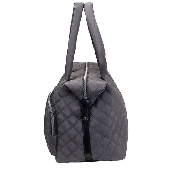 Joan & David Bags Joan David Diamond Quilted Nylon Weekender Duffel